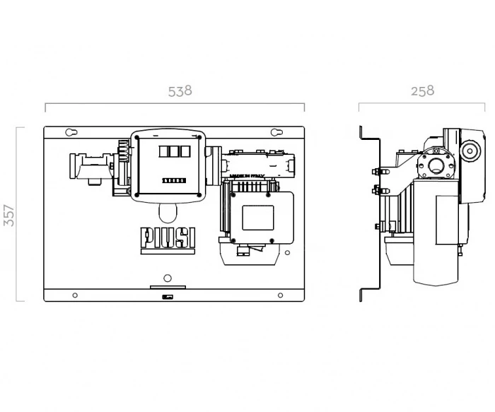 Заправочный комплект для дизеля 220 в Piusi ST Panther 72 Filter А60 F00265F40